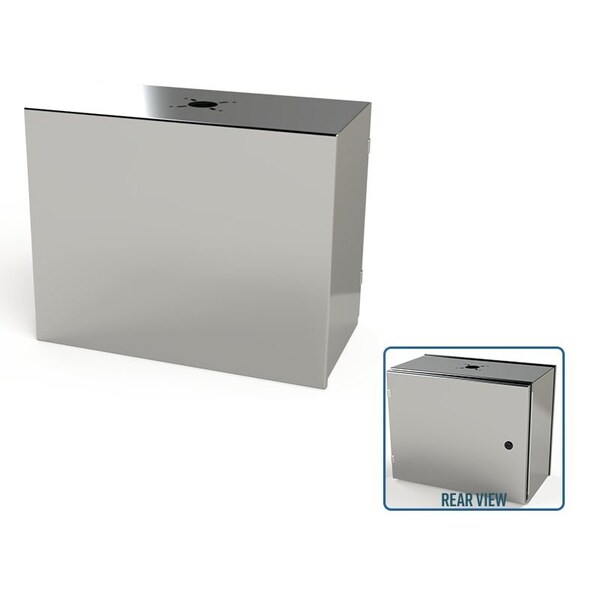1/4 Turn Latch Electrical Enclosures, 16 in H, 10 in D, 20 in W, NEMA 3R, 4, 4X, 12, 13